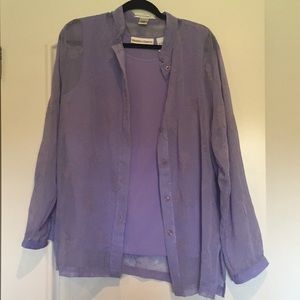 DRAPERS & Damon’s Easter Lilac top